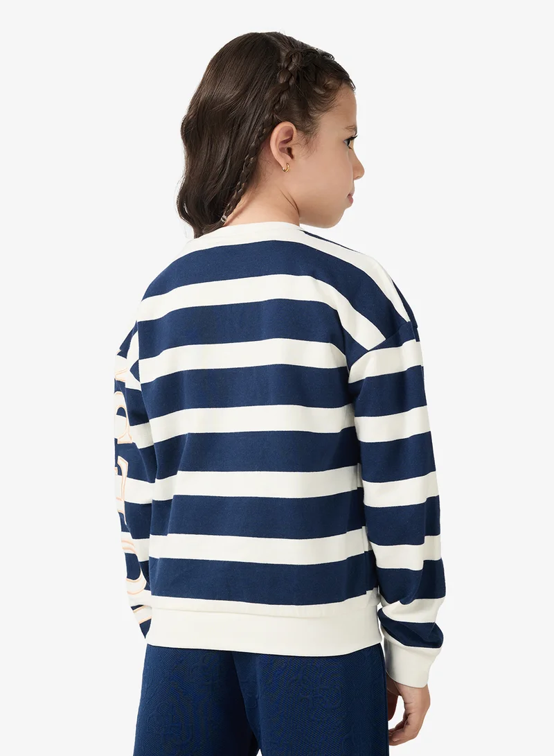 GUESS Kids Graphic Crew Neck Sweatshirt
